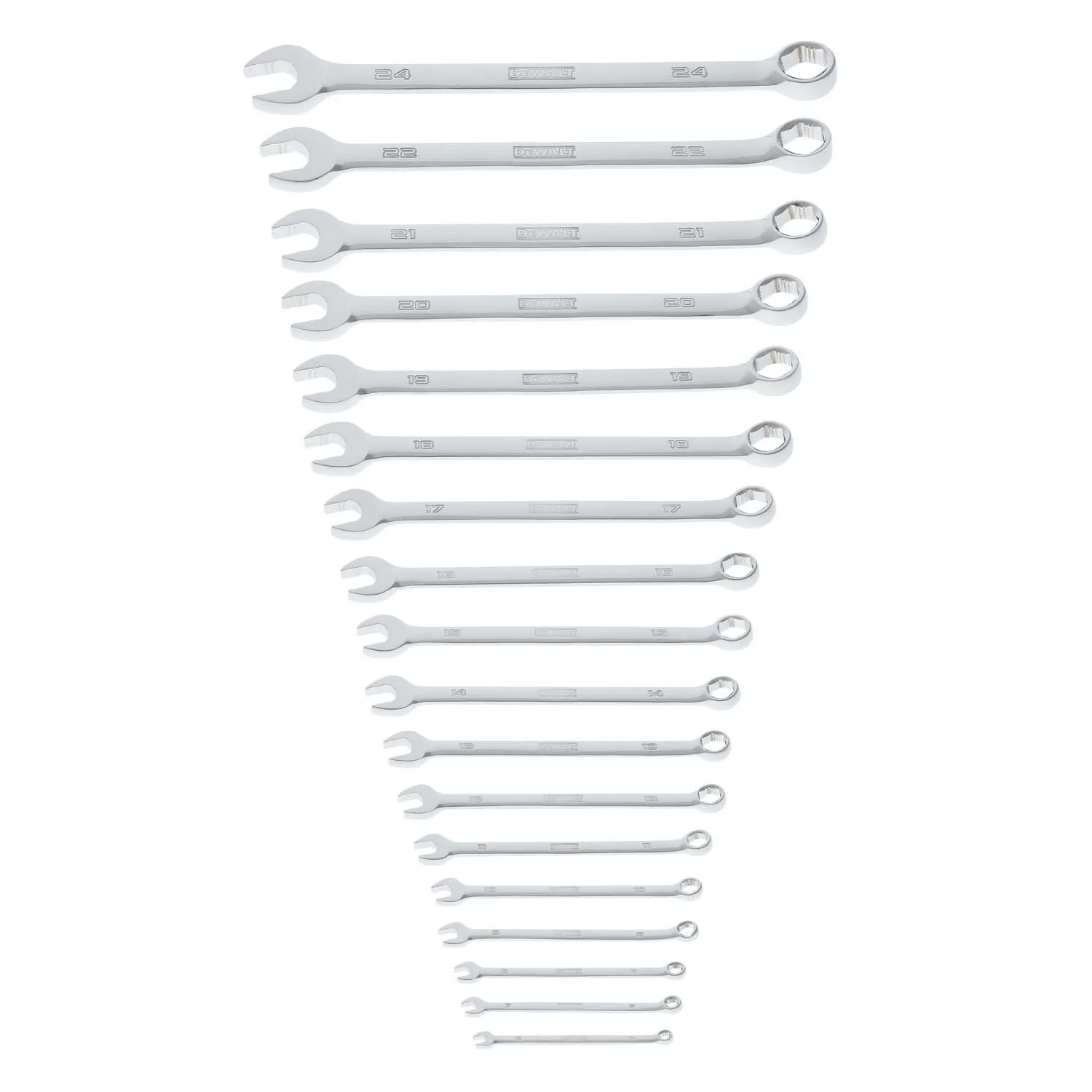 DeWalt DWMT45429 TOUGHSERIES 18-Piece Metric Combination Wrench Set