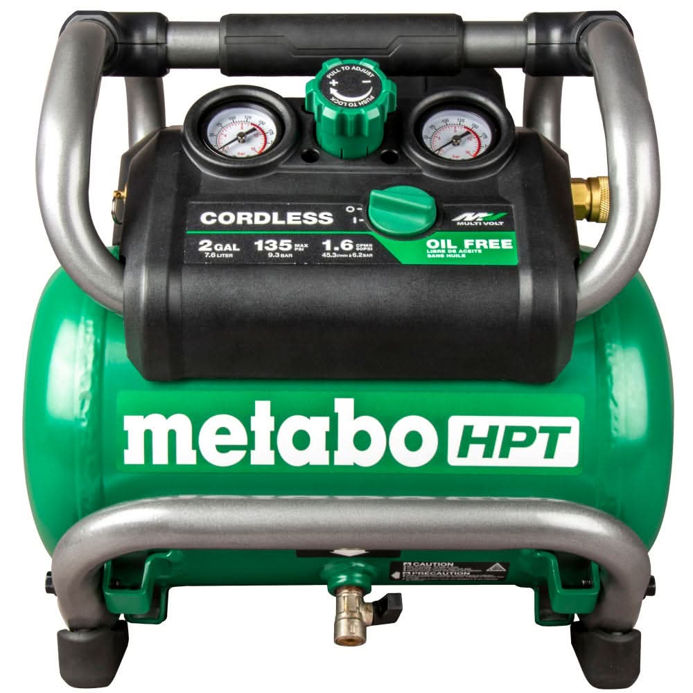 Metabo HPT EC36DAQ4M 36V Brushless 2-Gallon Air Compressor plus 36V/18V MultiVolt Battery and Charger 4.0Ah/8.0Ah Starter Kit - Image 3