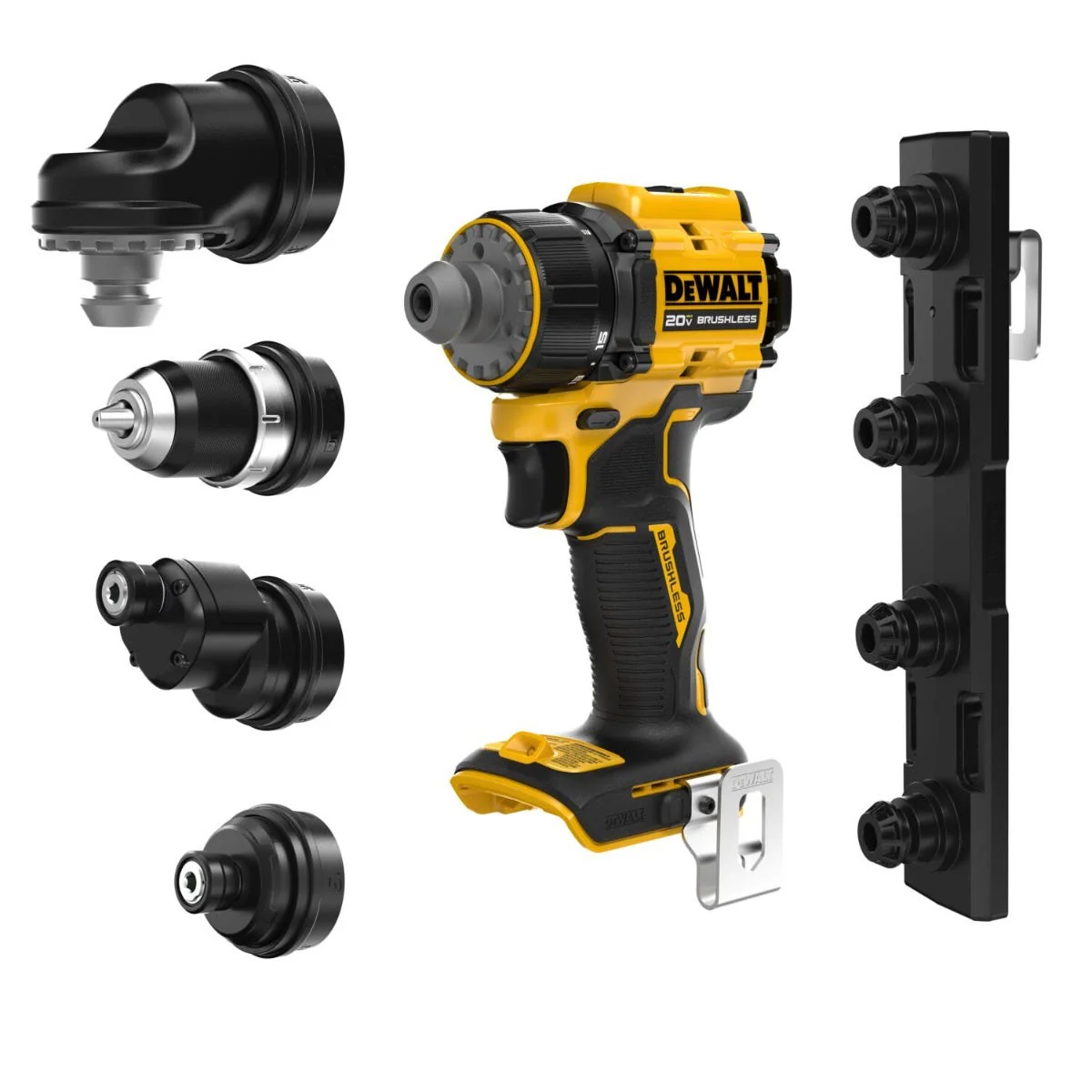 DeWALT DCD803B ATOMIC 20V MAX 5-in-1 Brushless Cordless Multi-Head Drill/Driver w/ 3.5Ah POWERSTACK Starter Kit - Image 2