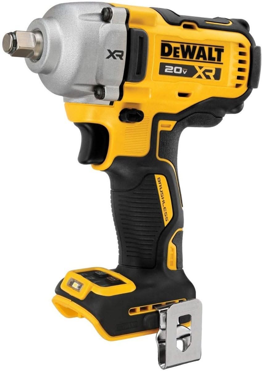 DeWalt 20V MAX XR 1/2 in. Mid-Range Impact Wrench w/ Hog Ring Anvil plus 20V MAX POWERSTACK 1.7Ah Compact Battery 2-Pack - Image 2
