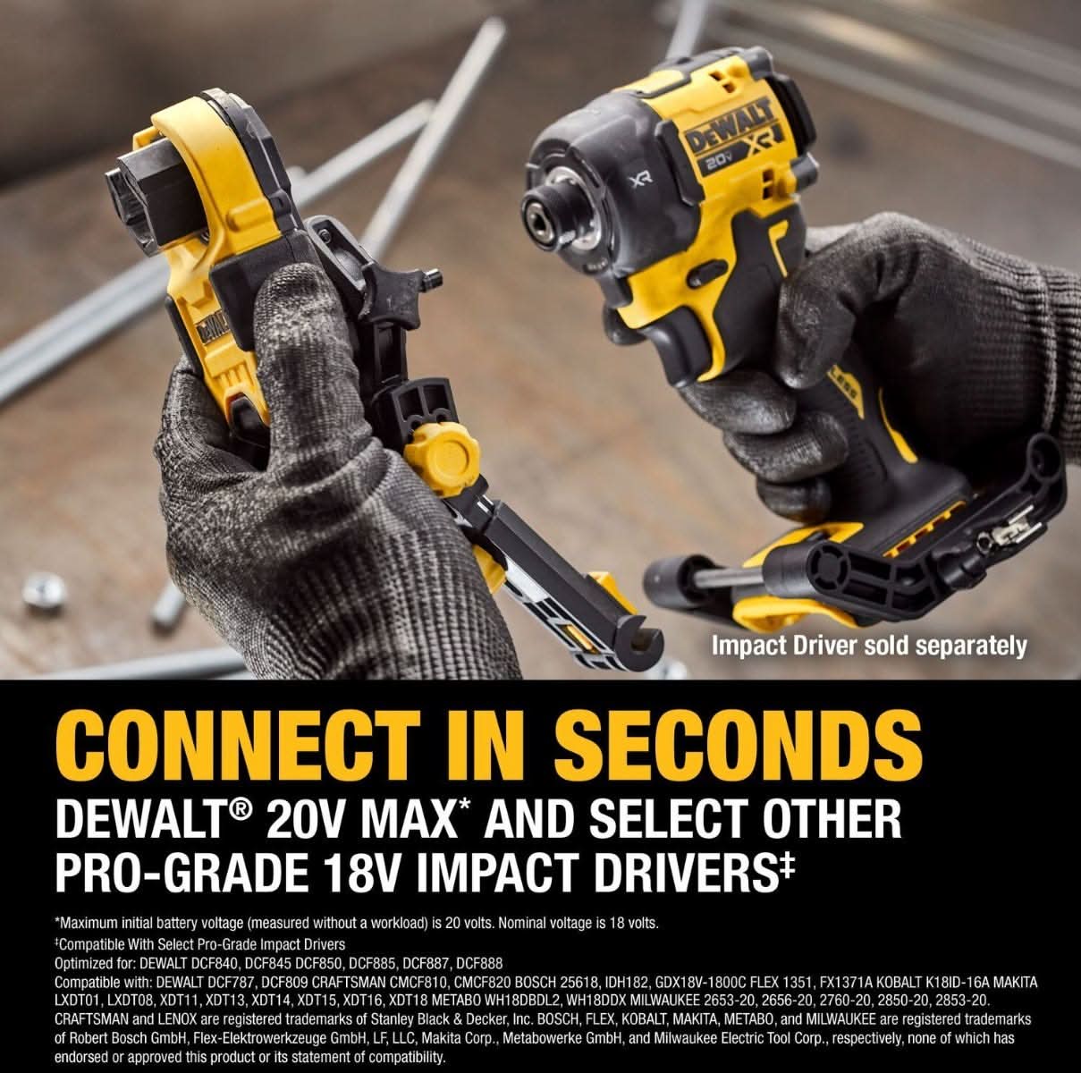 DeWalt DWANRRIR IMPACT CONNECT Nut Runner Attachment - Image 3