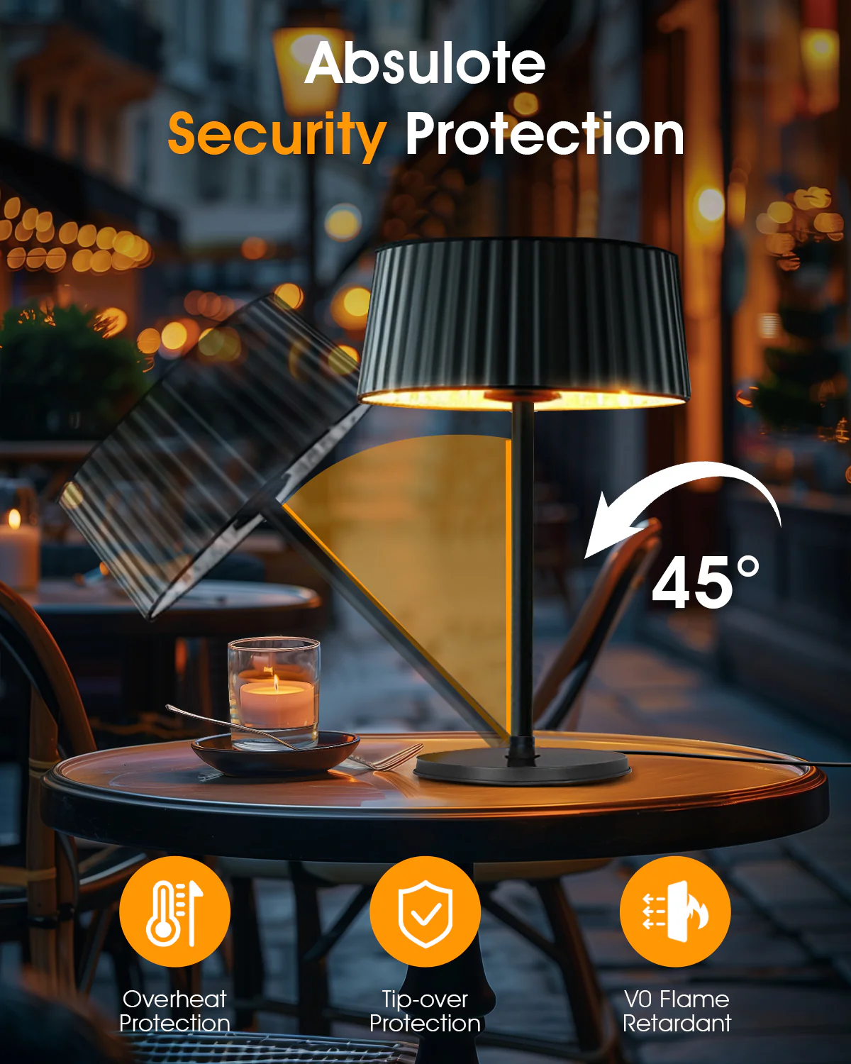 Advwin Electric Infrared Patio Heater 1500W - Image 3