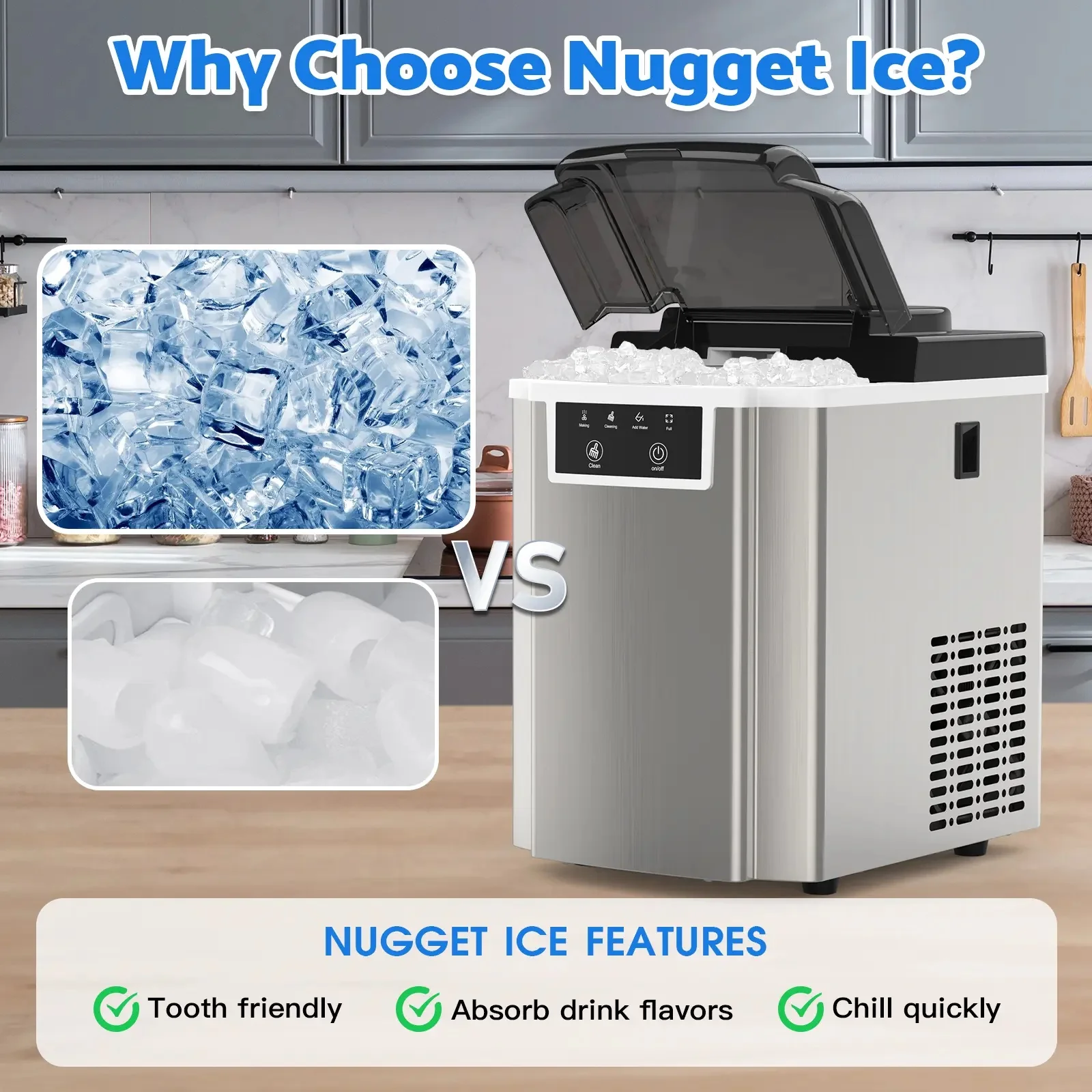 Advwin Countertop Ice Makers Machine 38Lbs/24h - Image 3