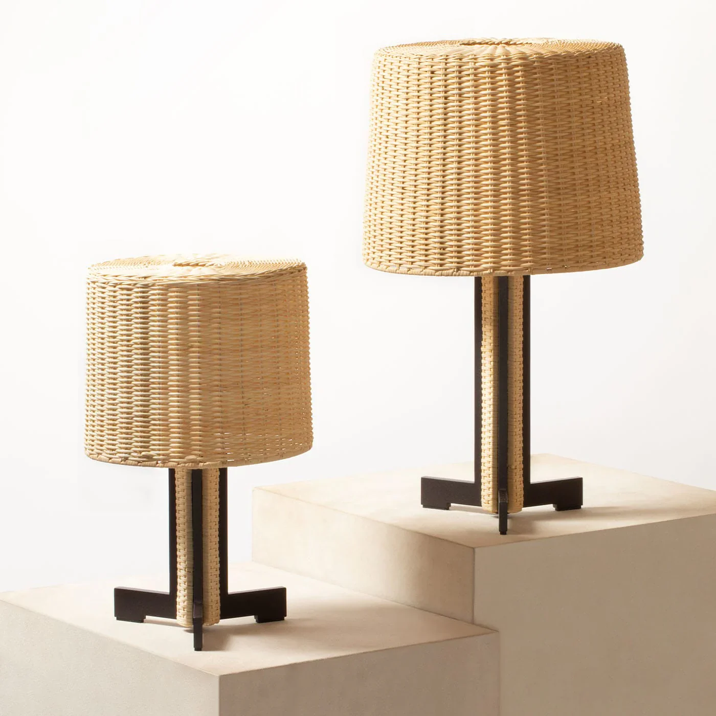 GIOBAGNARA | RHAPSODY RATTAN TABLE LAMP | $2,075.00 - $2,595.00 - Image 1