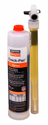 Simpson Strong-Tie Crack-Pac 9-oz. Single-Cartridge Injection Epoxy (ETIPAC2G10) - Image 1