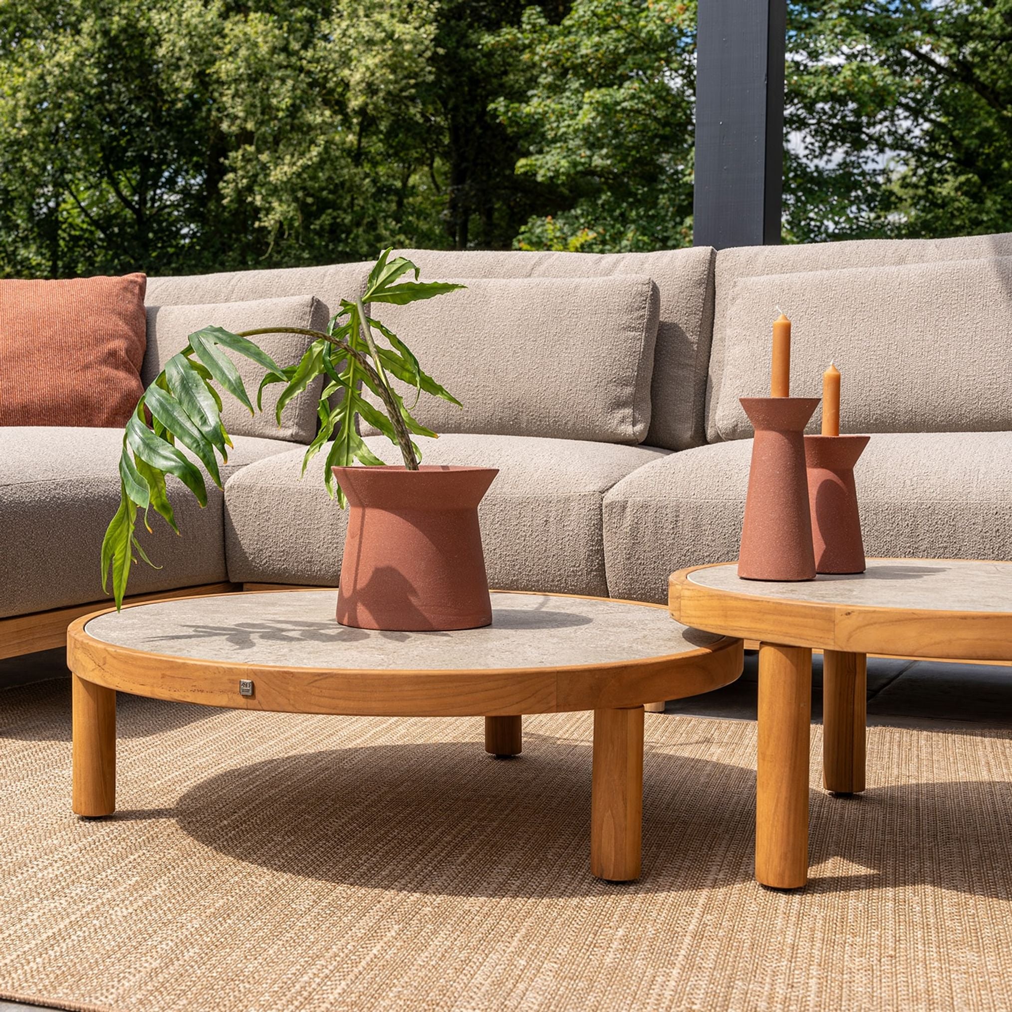 4 SEASONS OUTDOOR | FINN CERAMIC COFFEE TABLE 24.8" | $1,422.00 - Image 3