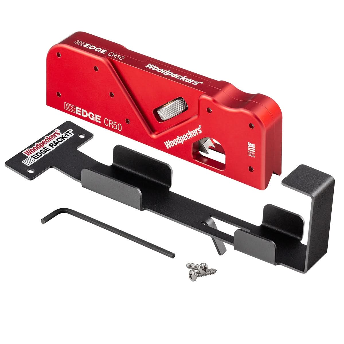 Woodpeckers EZE188-21 EZ Edge Corner Plane, 3/16″ Radius, Plus Rack-It