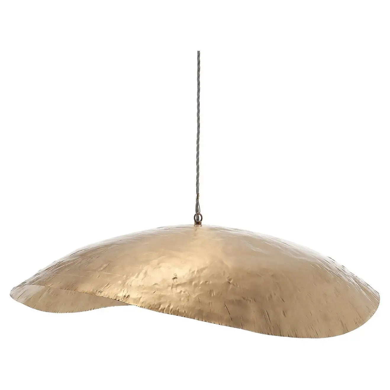 GERVASONI | SMALL BRASS SUSPENSION LAMP | $1,054.00 - Image 1