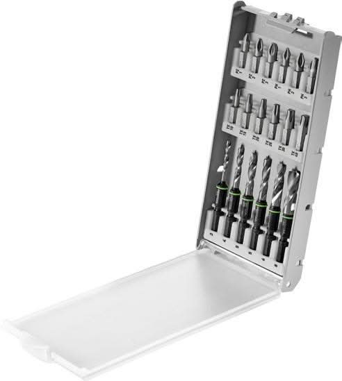 Festool TID 18 Impact Driver + T 18 Drill Driver Combo Kit with BKS SYS3 D3-8 K CE/W F 18-Piece Bit Cassette - Image 3