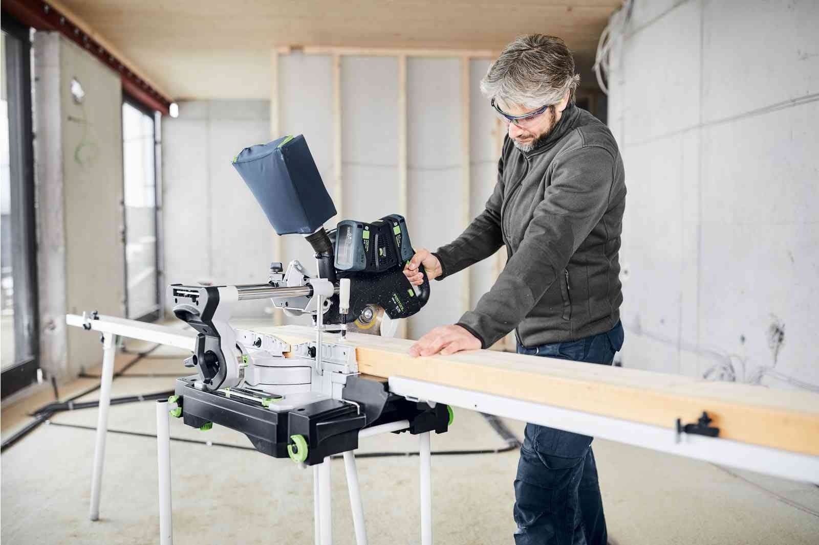 Festool LIMITED EDITION Kapex KSC 60 EB Cordless Dual-18V Miter Saw 8.0 Kit + UG Stand w/ Extensions - Image 2