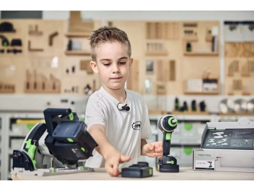 Festool 577937 Toy Cordless USB-Rechargeable Drill for Kids - Image 3