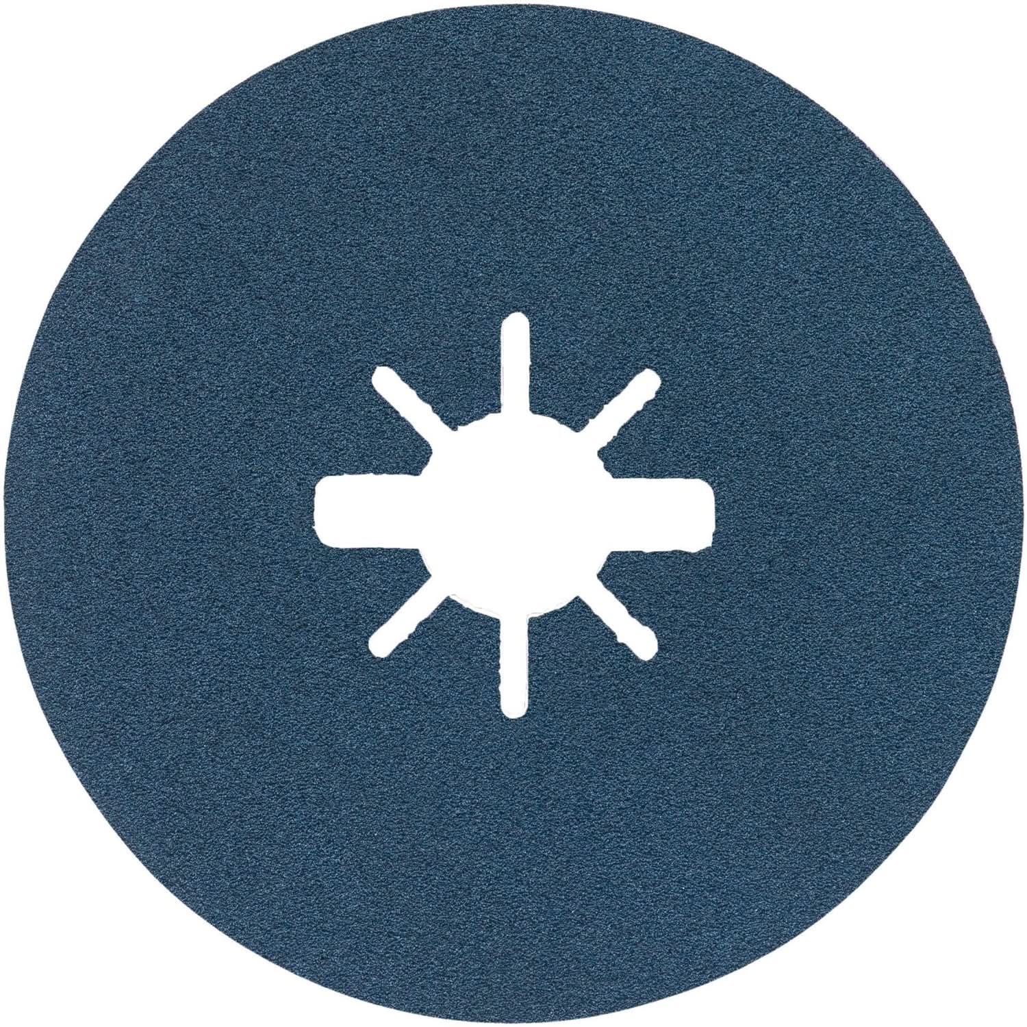 Bosch FBX5120 X-Lock Fiber Discs 5″ x 120-Grit, 25-Pack
