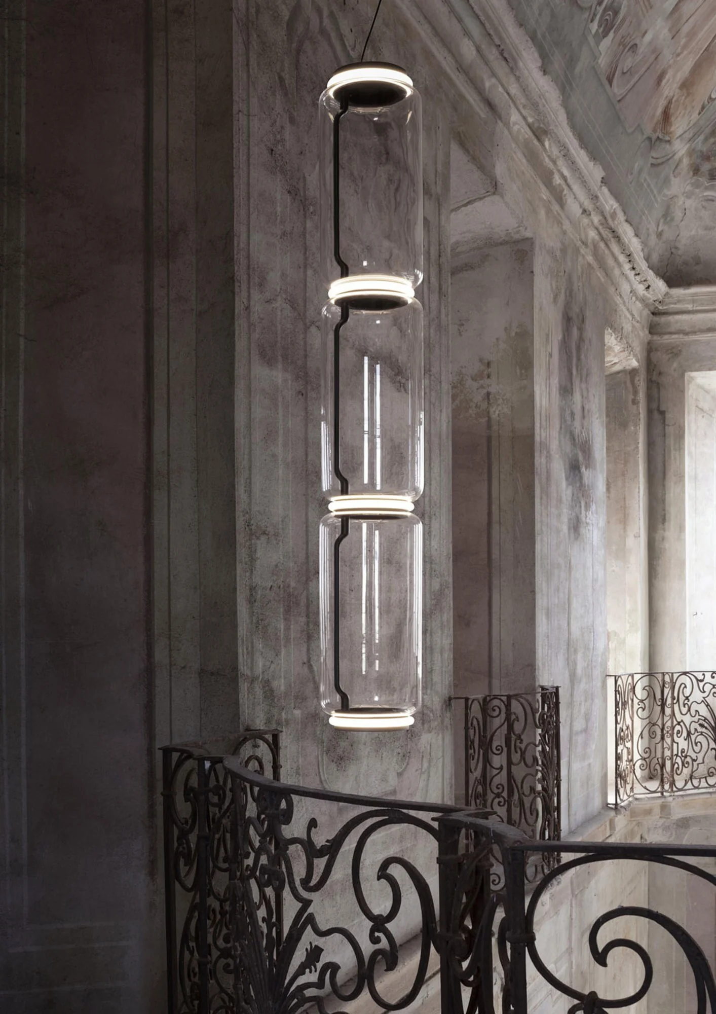 FLOS | NOCTAMBLUE LOW CYLINDER PENDANT LIGHT | $12,620.00  - $22,160.00 - Image 2