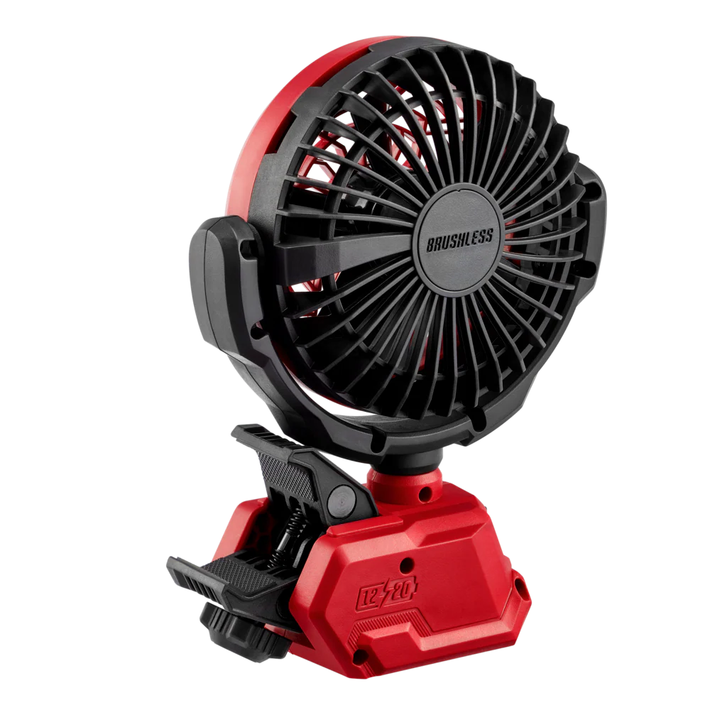 SKIL MULTIVOLT Brushless 4 Inch Clamp Fan with PWR CORE 20 2X2.0Ah Battery and Charger Starter Kit - Image 2