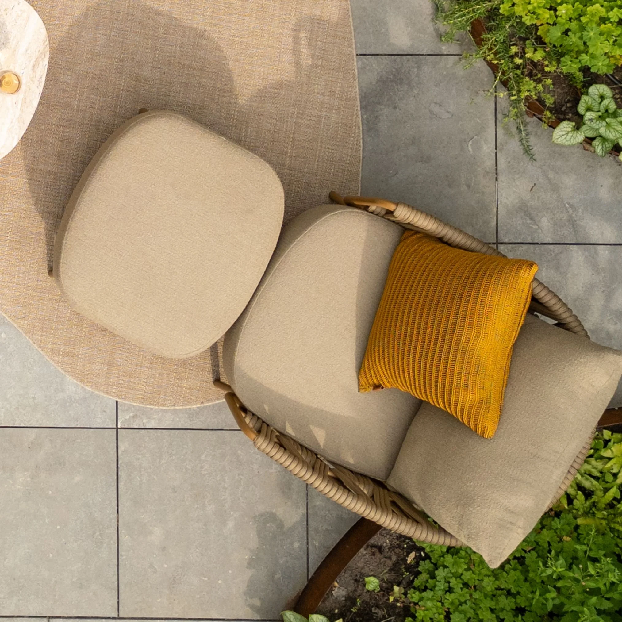 4 SEASONS OUTDOOR | BIARRITZ FOOTSTOOL | $825.00 - Image 2