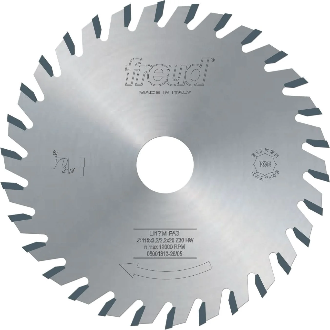 Freud LI17MFA3 115mm Flat Tooth Scoring Saw Blade - Image 1