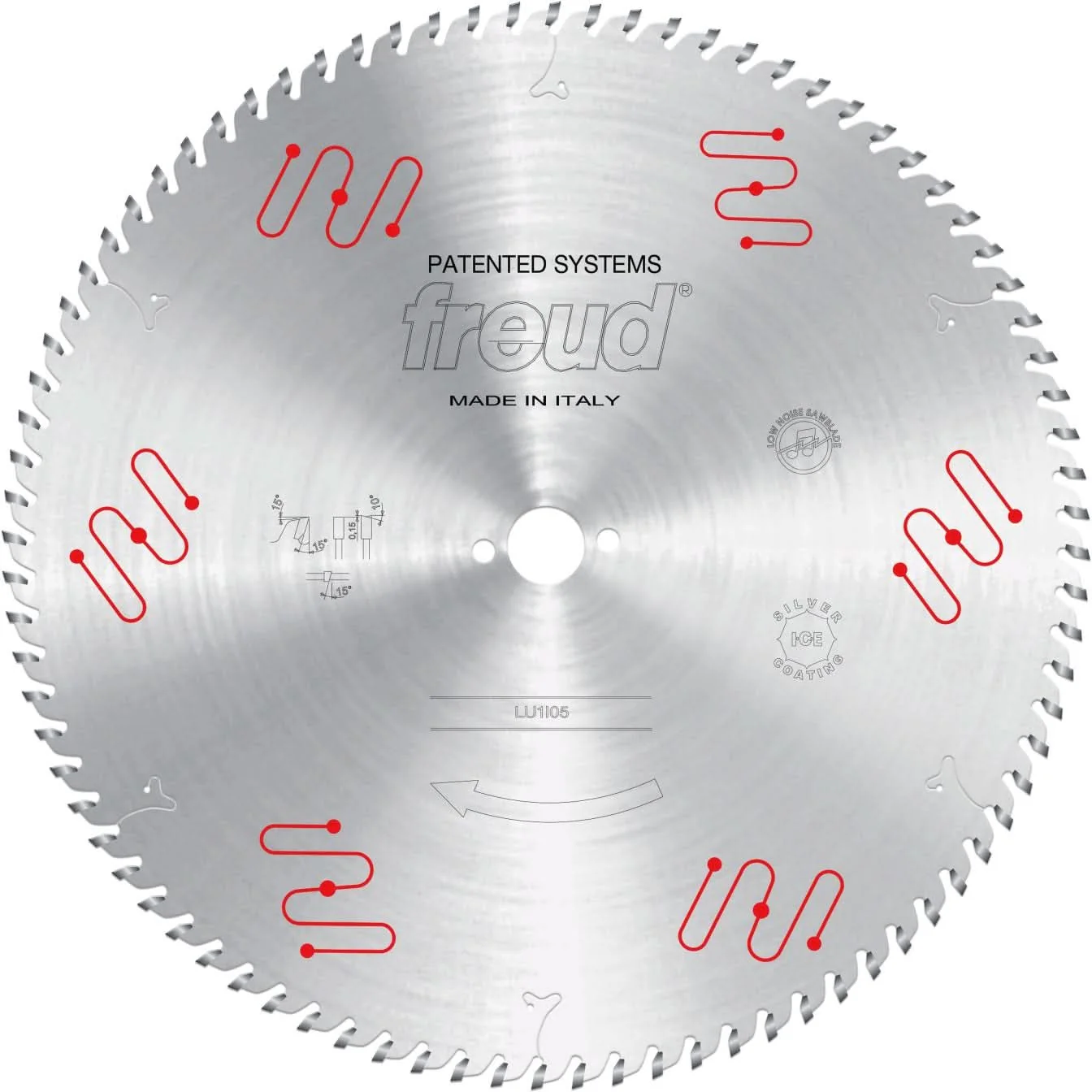 Freud LU1I05 275mm Carbide Tipped Saw Blade for Crosscutting - Image 1