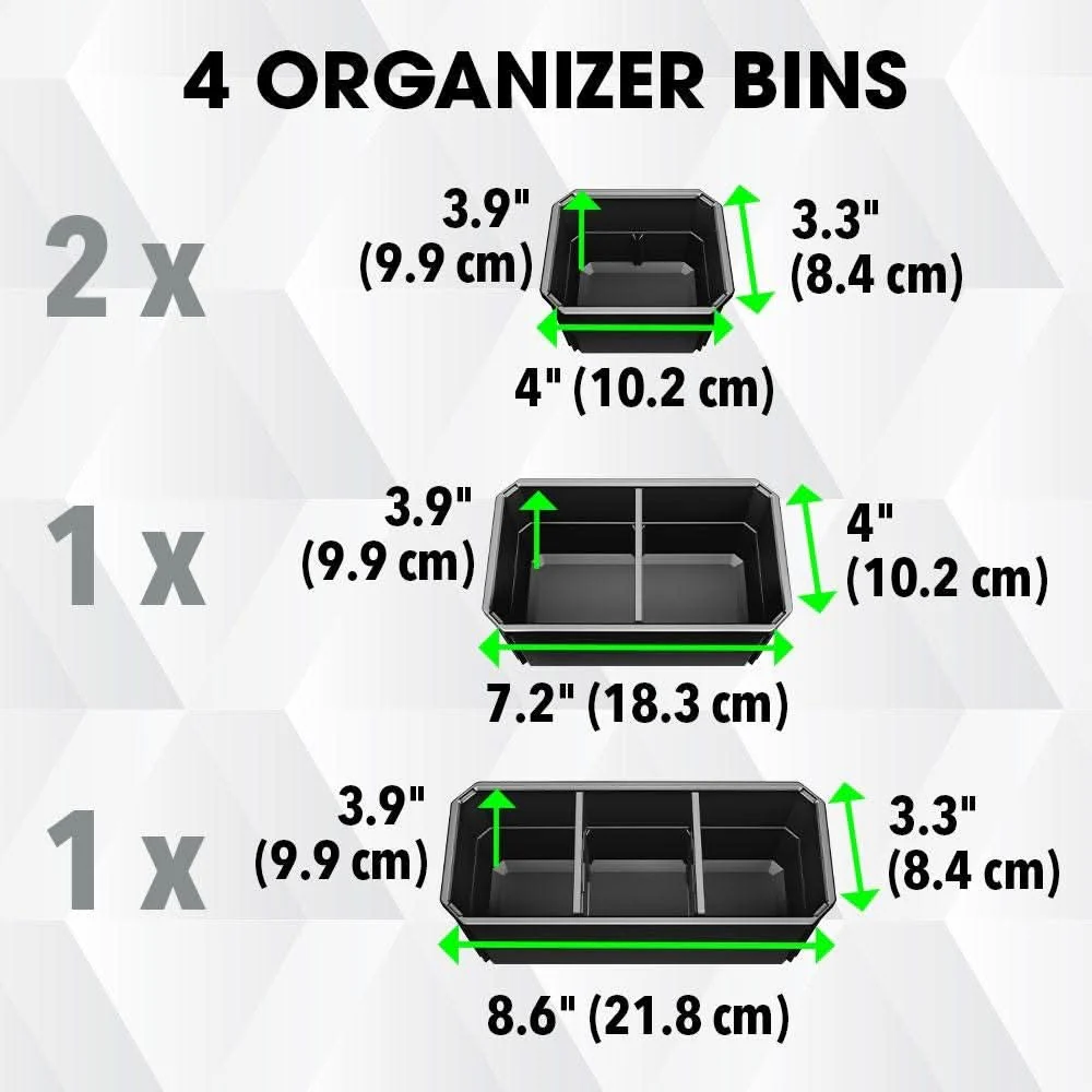 Flex FS1302-FLEX FLEX FS1302 STACK PACK Medium Organizer Box - Image 2