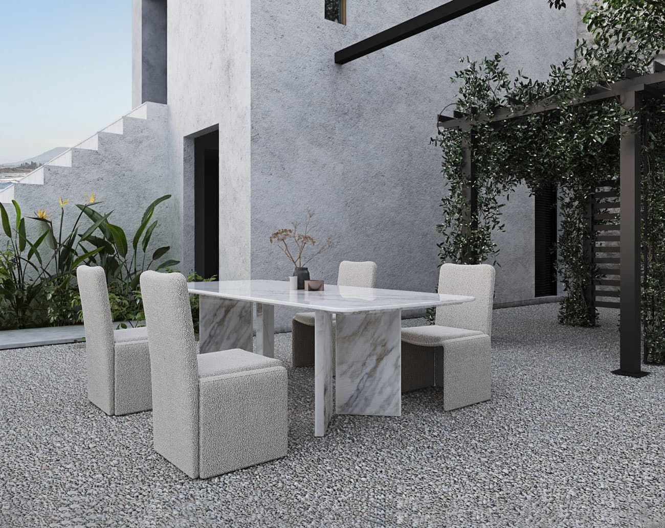 OUTDOOR FUERTEVENTURA DINING CHAIR | $5,146.00 - Image 3