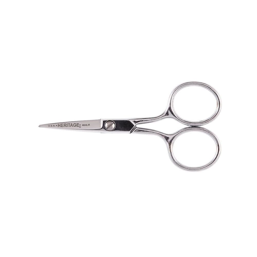 Klein Tools G404LR Embroidery Scissor with Large Ring, 4-Inch - Image 1