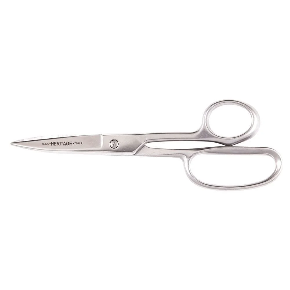 Klein Tools G758LR Straight Stainless Trimmer w/Large Ring, 9-Inch