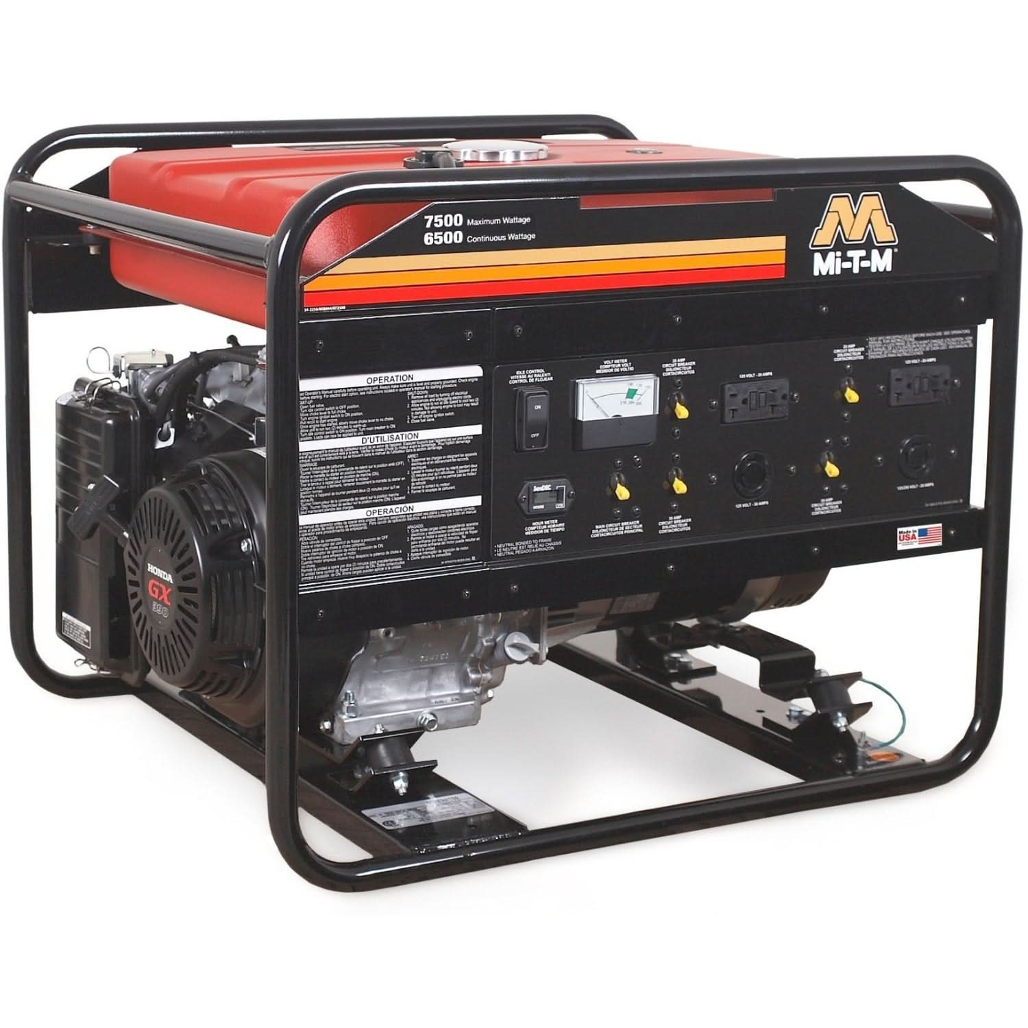 Mi-T-M GEN-7500-0MH0 7500-Watt Gasoline Portable Generator - Image 1