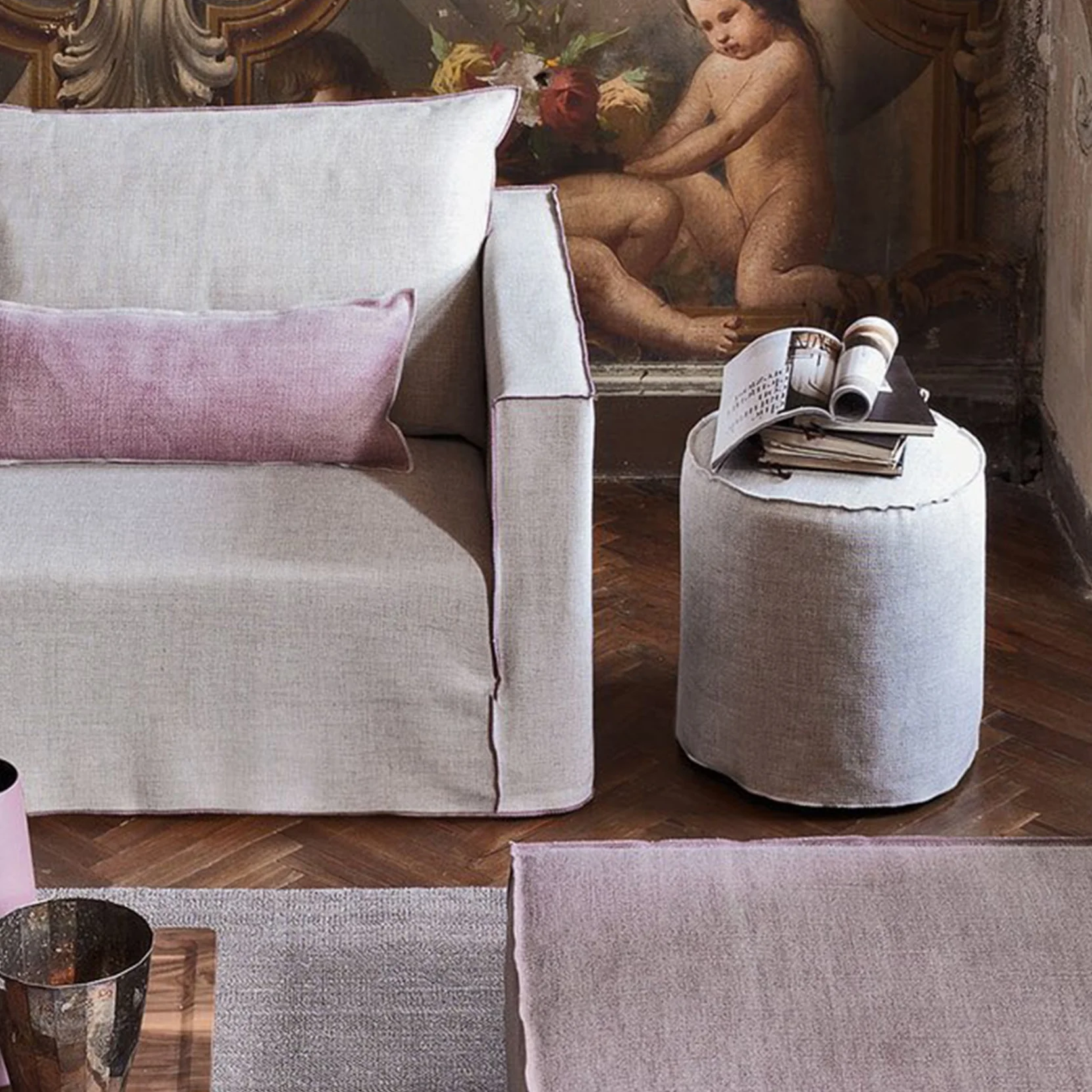 GERVASONI | SMALL BRICK OTTOMAN | $978.00 - Image 2