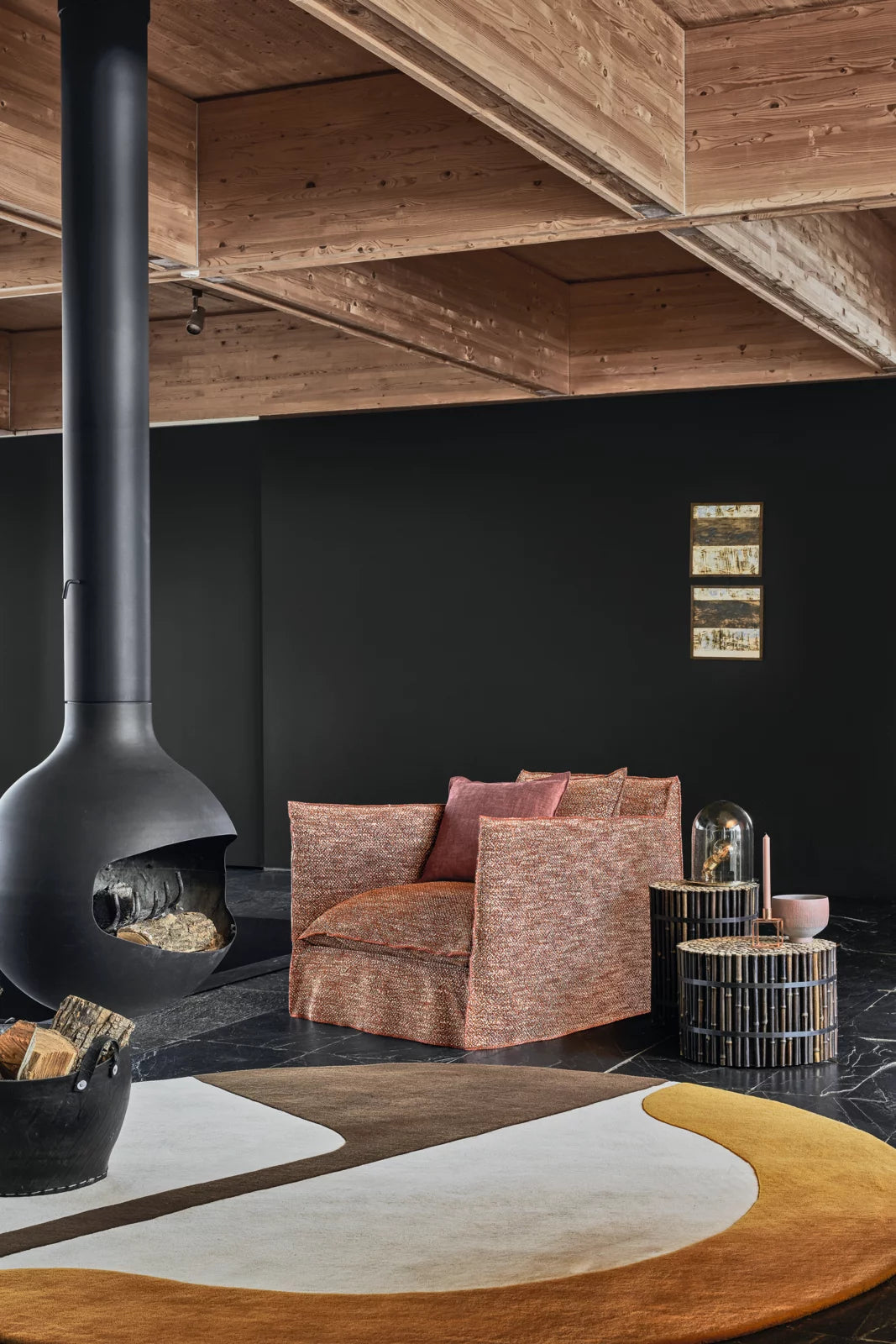 GERVASONI | BLACK SIDE TABLE | $546.00 - $679.00 - Image 3