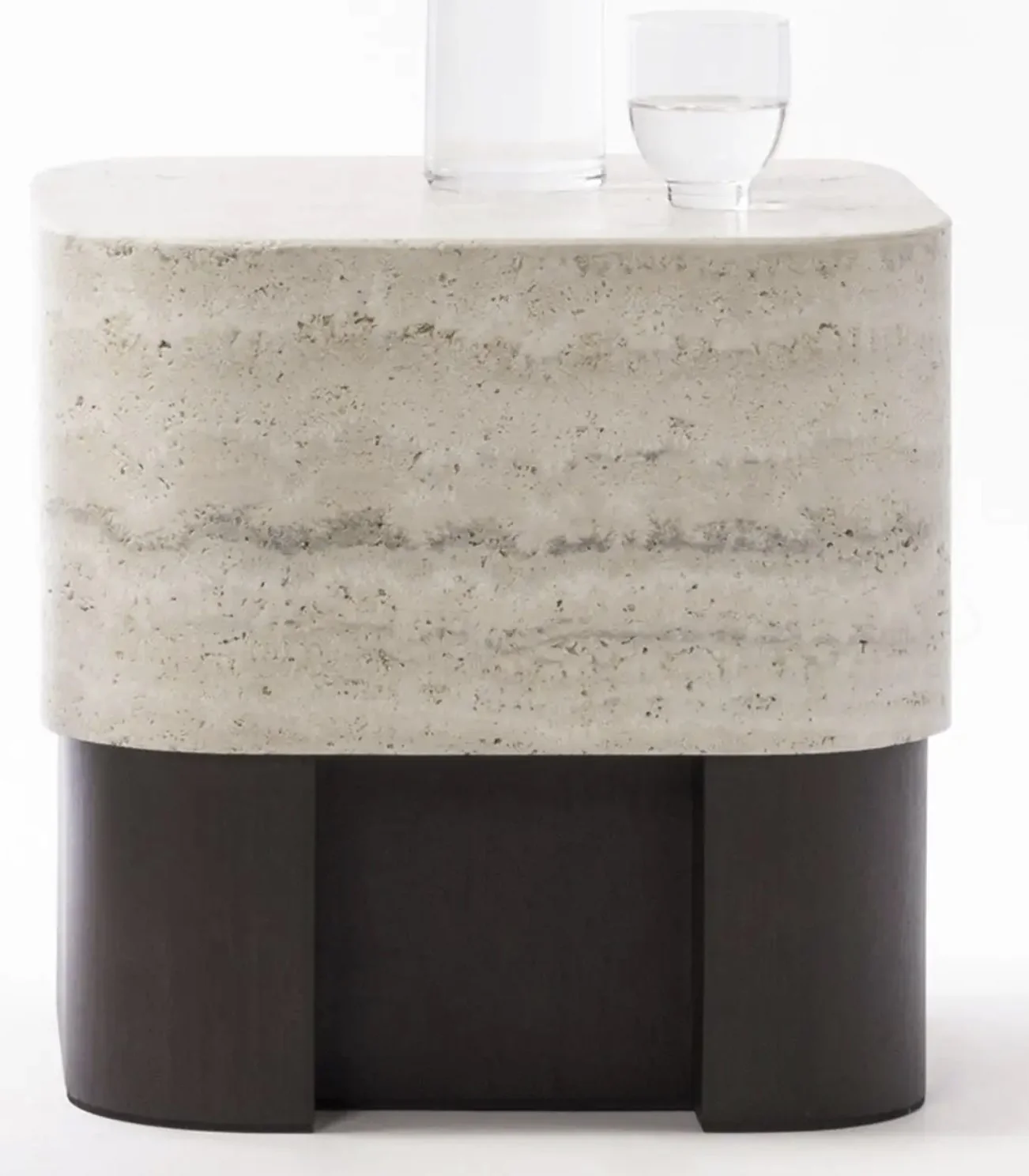 GIOBAGNARA | TRAVERTINE LARGE SIDE TABLE | $8,473.00 - Image 2