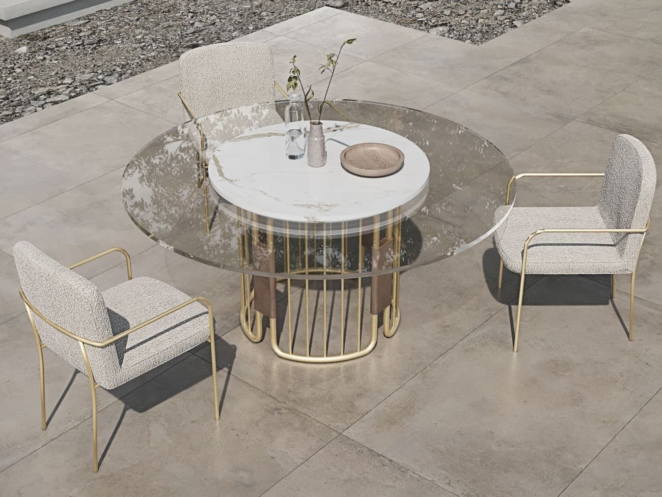 OUTDOOR GLAM DINING CHAIR | $13,184.00 - Image 3
