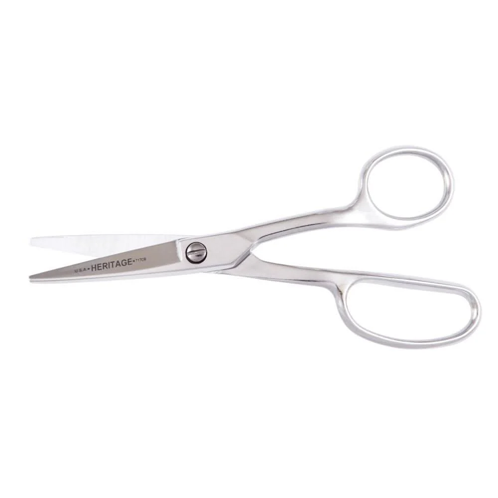 Klein Tools GP717CB Carpet Napping Shear, Curved Handle, Blunt, 8-Inch - Image 2