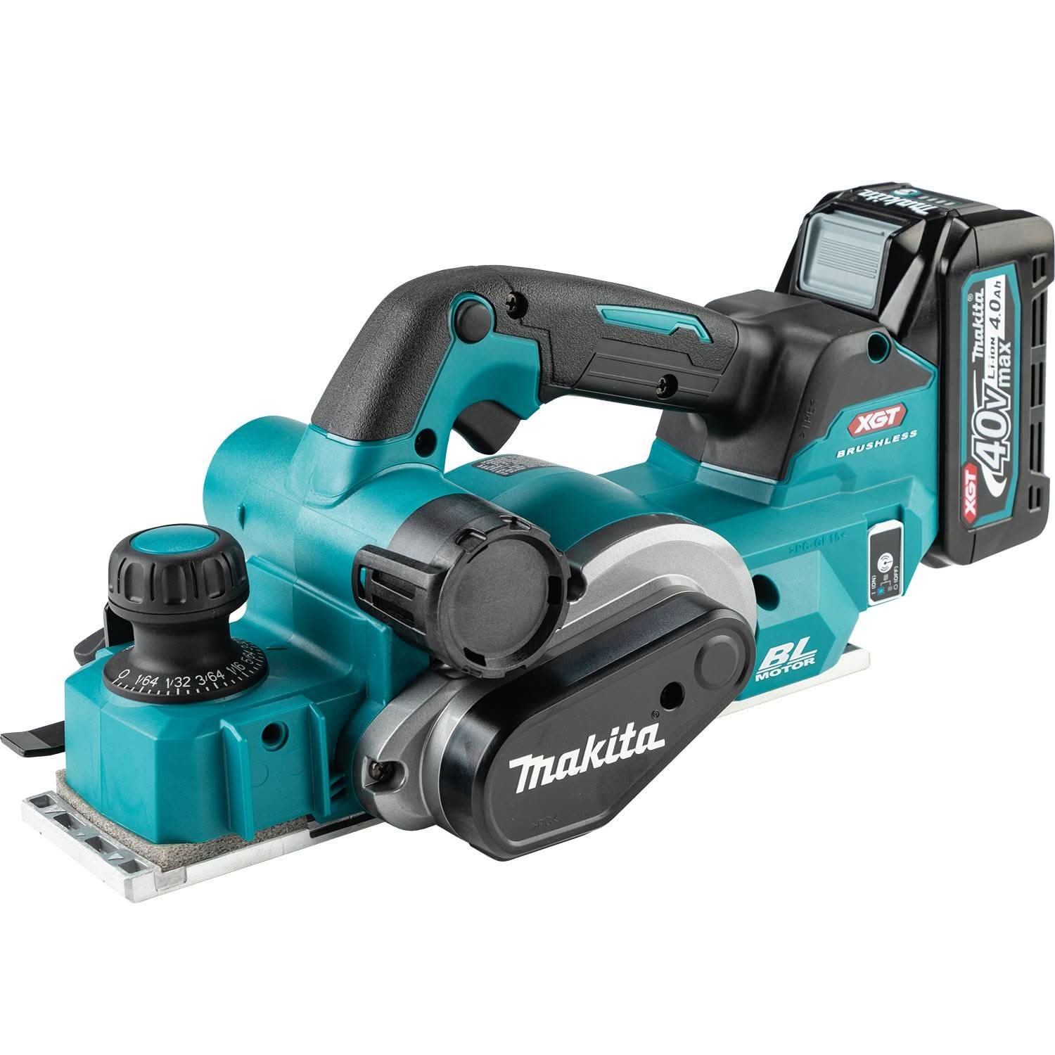 Makita GPK01M1 40V max XGT Brushless Cordless 3-1/4" Planer Kit, AWS Capable (4.0Ah) - Image 2