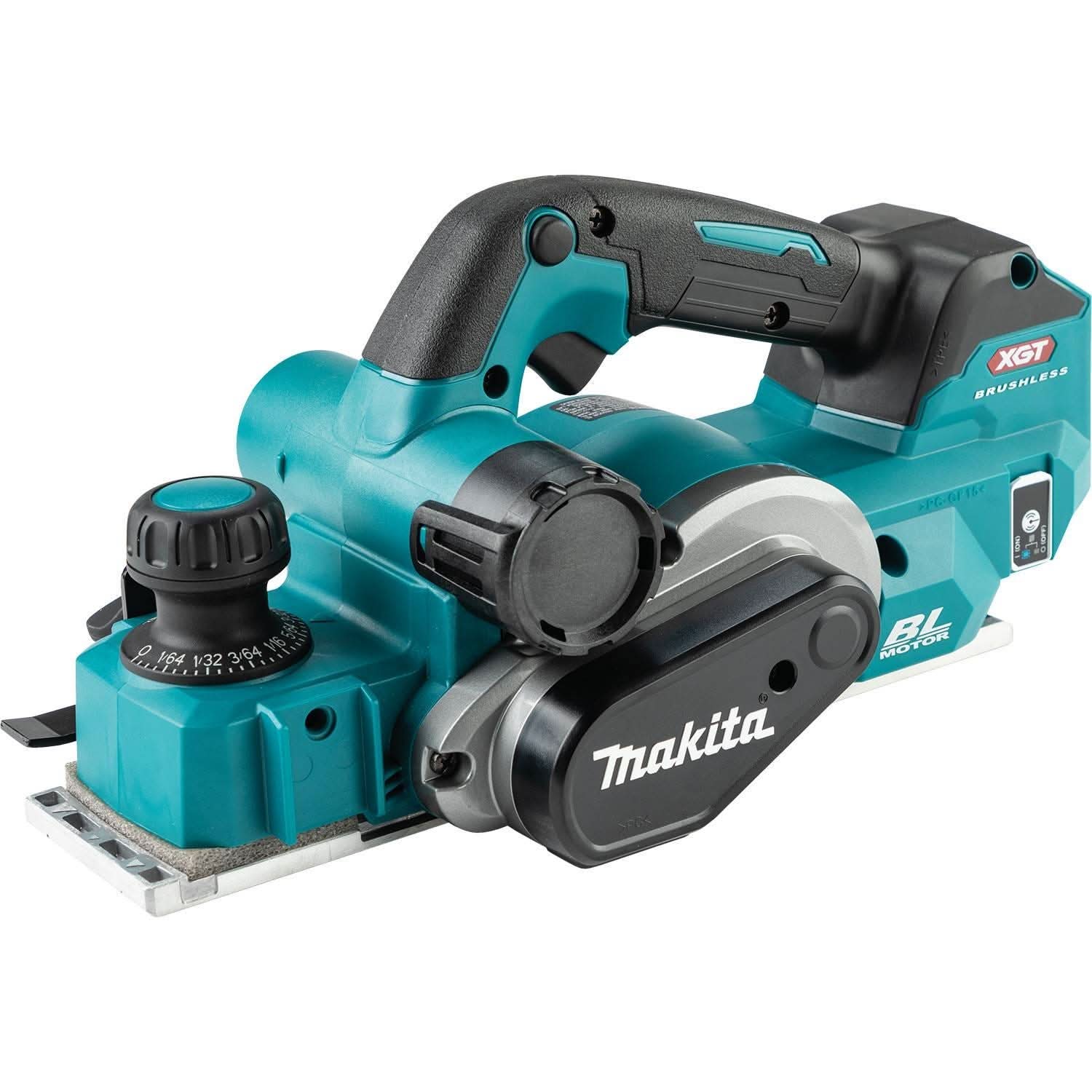 Makita 40V max XGT Brushless Cordless Compact Router, 40V MAX XGT Brushless Cordless 3-1/4" Planer, AWS Capable, and 40V max XGT 4.0Ah Battery - Image 3