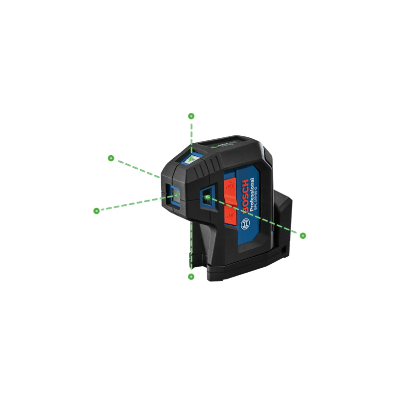 Bosch GPL100-50G Green-Beam Five-Point Self-Leveling Alignment Laser