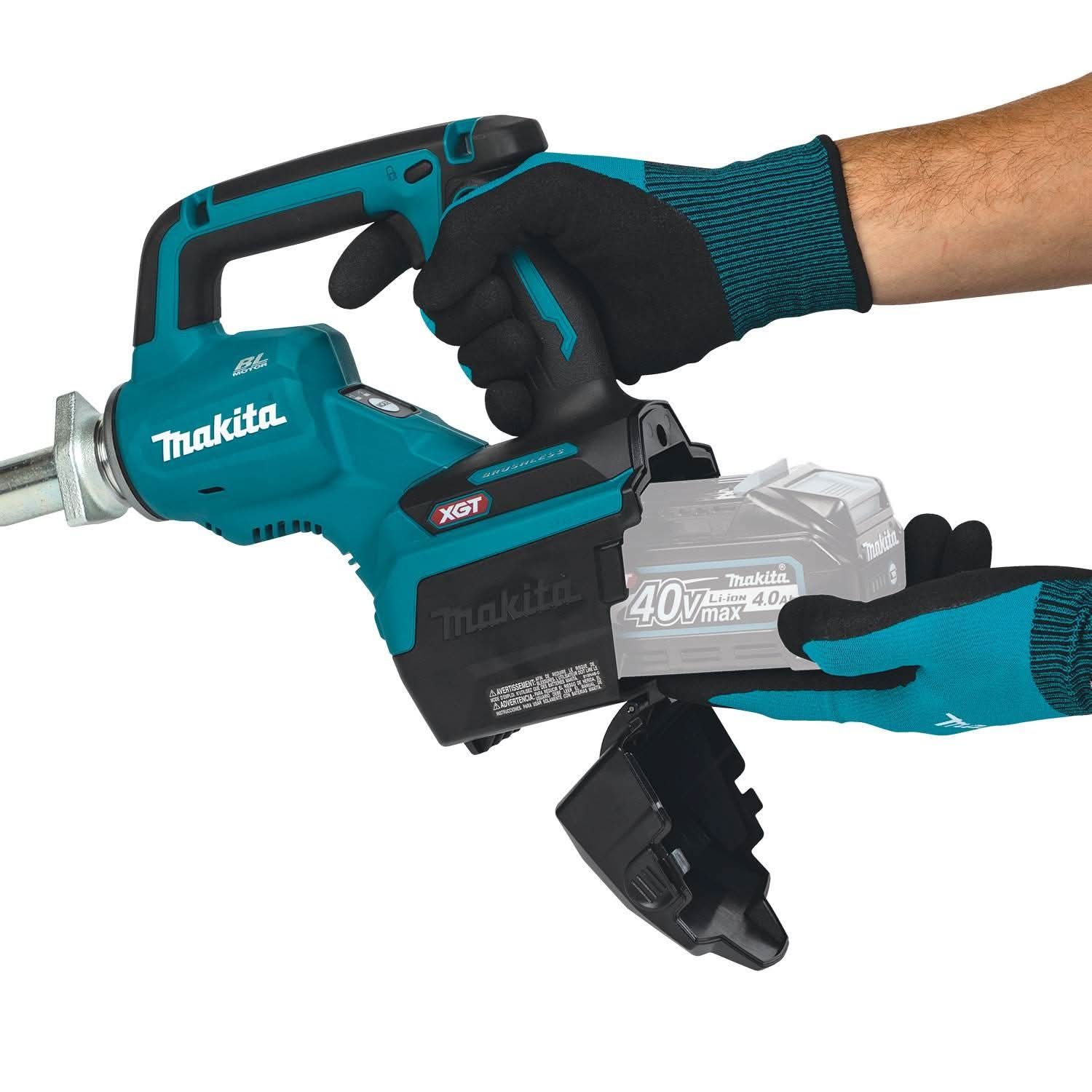 Makita GRV01Z 40V max XGT Brushless Cordless 5-1/2' Concrete Vibrator, Tool Only - Image 3