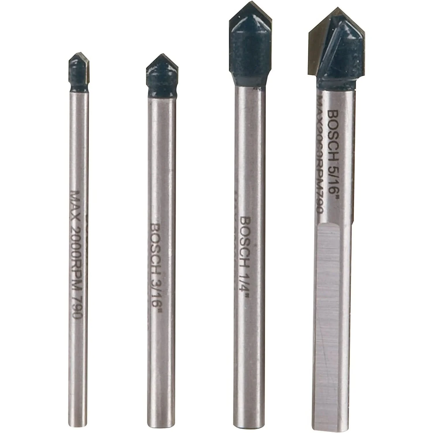 Bosch GT2000 4-Piece Glass and Tile Bit Set - Image 1