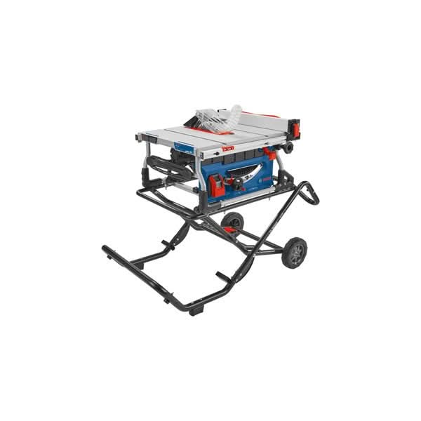 Bosch GTS15-10 Corded 10 in. Jobsite Table Saw with Gravity-Rise Mobile Stand