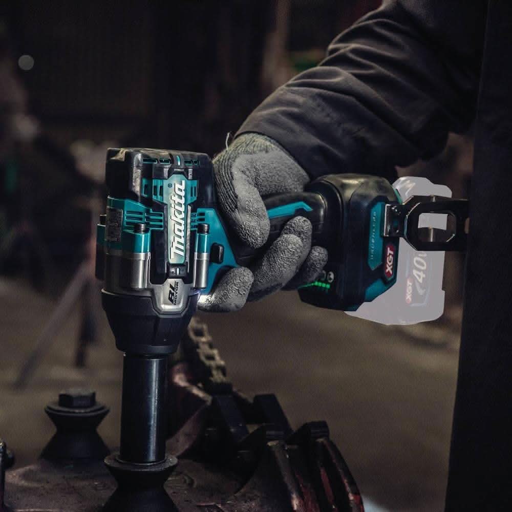 Makita GWT08Z 40V max XGT Brushless Cordless 4-Speed Mid-Torque 1/2" Sq. Drive Impact Wrench w/ Detent Anvil, Tool Only - Image 3
