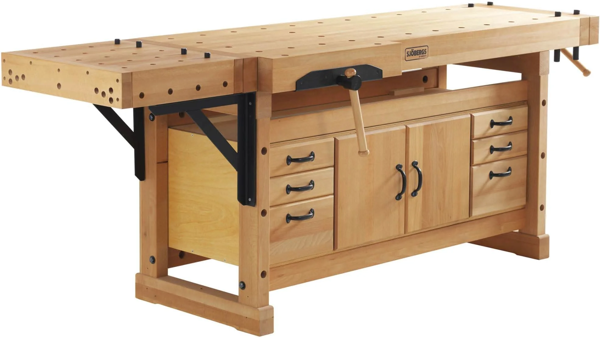 Sjobergs SJO-33464 Storage Cabinet w/ 6-Drawers + 2-Doors - Image 3