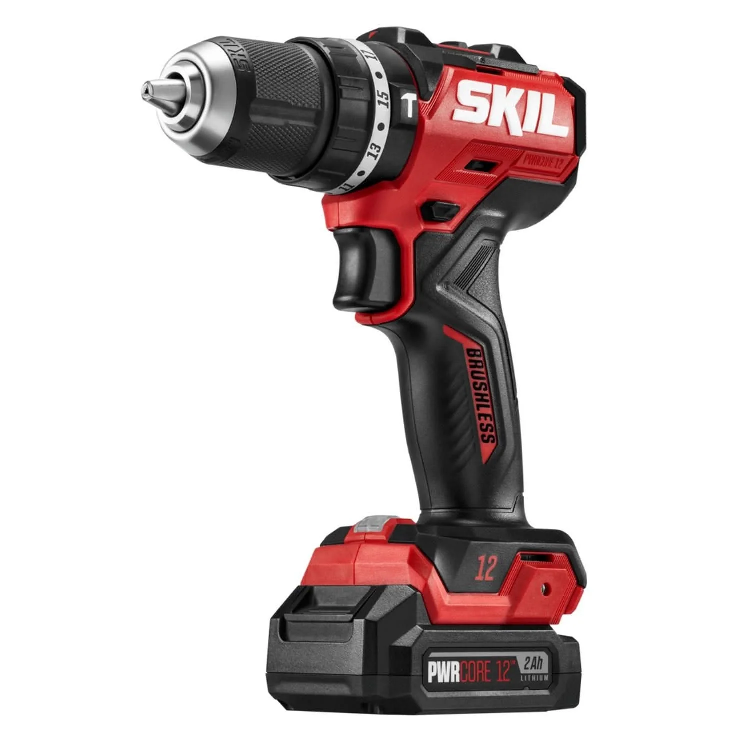 SKIL HD6290A-10 PWR CORE 12 Brushless 12V 1/2 IN. Compact Hammer Drill Kit - Image 3