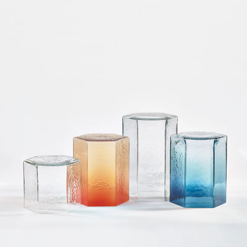 BOMMA CLEAR HEX TABLE  | $1,116.00 - $2,014.00 - Image 1