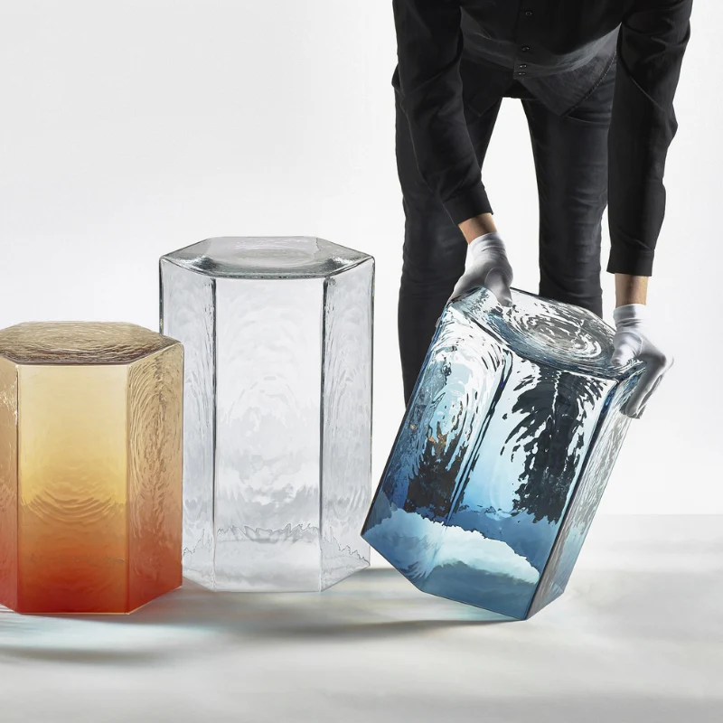 BOMMA CLEAR HEX TABLE  | $1,116.00 - $2,014.00 - Image 3