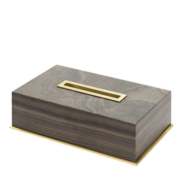 GIOBAGNARA | POSITANO MARBLE RECTANGULAR TISSUE HOLDER #4 | $1,475.00 - Image 1