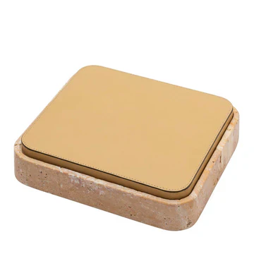GIOBAGNARA | GIZA LEATHER & MARBLE SQUARE BOX #5 | $855.00 - Image 1