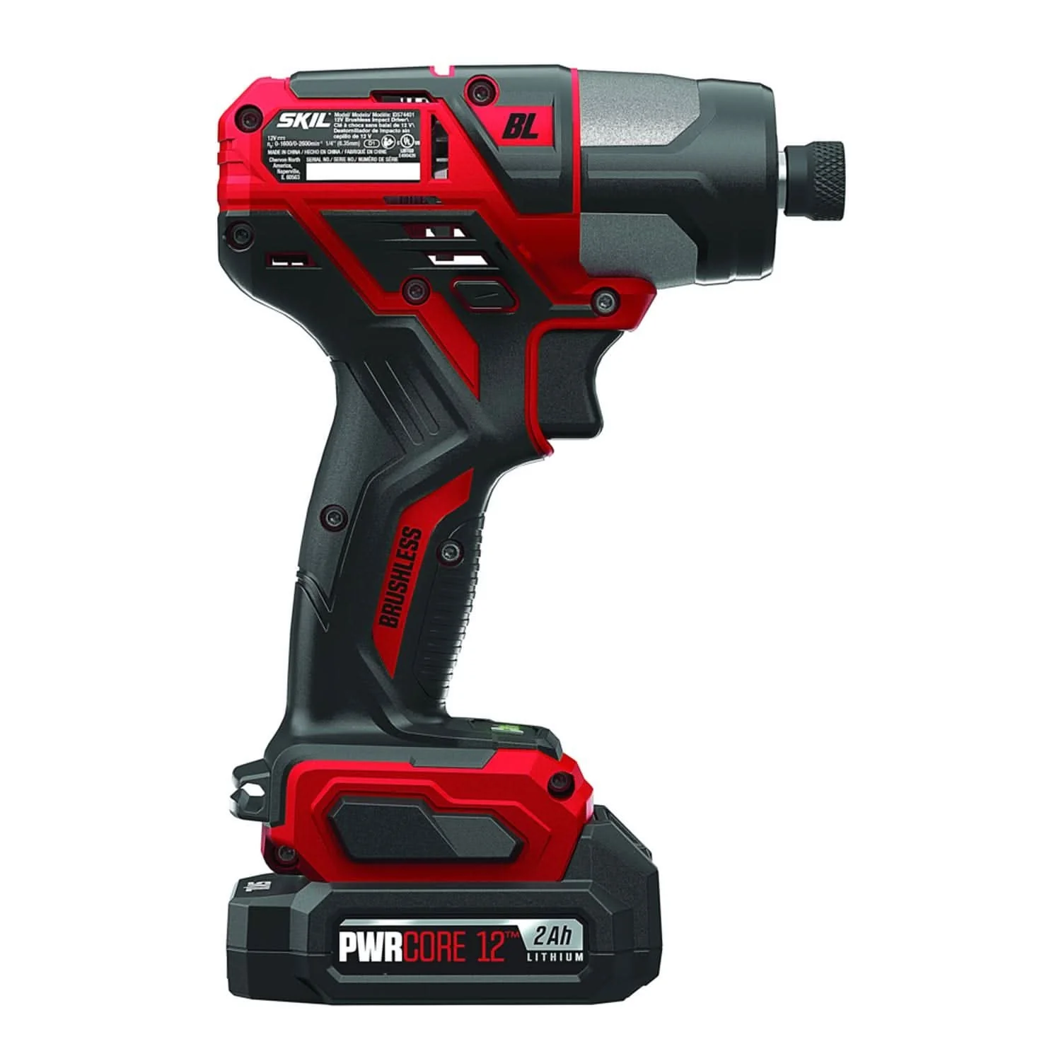 SKIL ID574402 PWRCore 12 Brushless 12V 1/4'' Hex Impact Driver with PWR JUMP Charger - Image 2