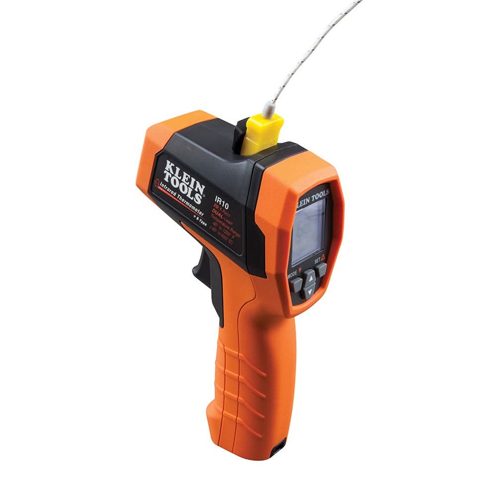 Klein Tools IR10 Dual-Laser Infrared Thermometer, 20:1 - Image 3