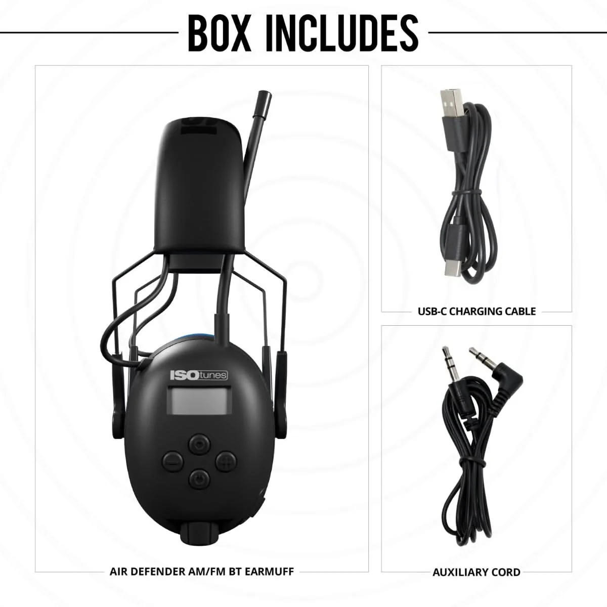 ISOTunes IT-92 AIR DEFENDER AM/FM Over-Ear Earmuffs w/ Bluetooth - Image 2