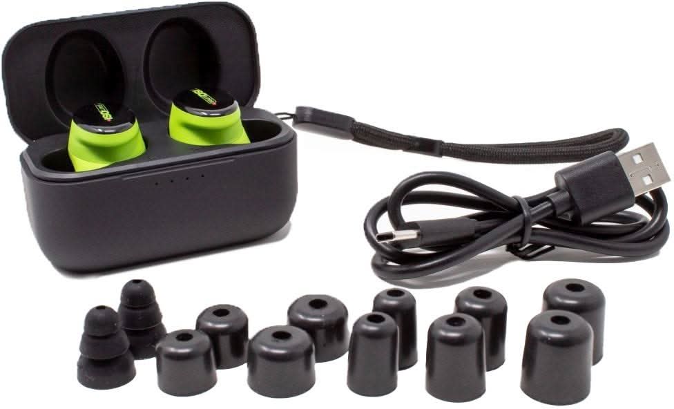 ISOtunes IT-15 FREE Aware True Wireless Bluetooth Earbuds – Safety Green, Ambient Listening Technology