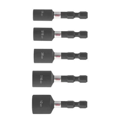 Bosch ITDNSV105 5-Piece Driven 1-7/8-in. Impact Nutsetter Set