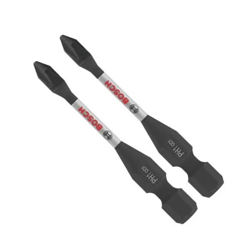 Bosch ITDPH1202 2-Piece Driven 2-in. Impact Phillips #1 Power Bits